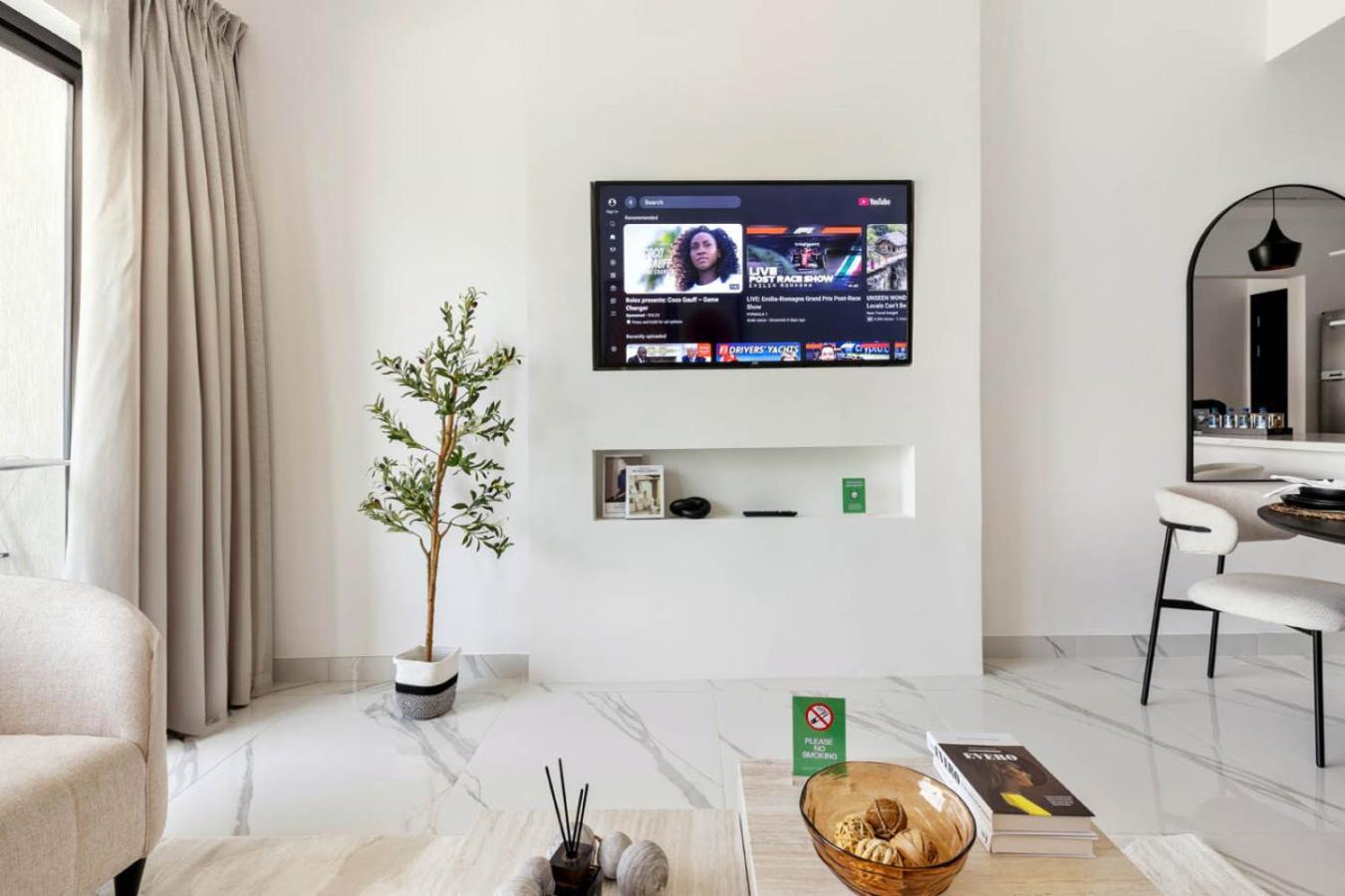 Apartment New 1br With Full Balcony Gym Pool And Sauna